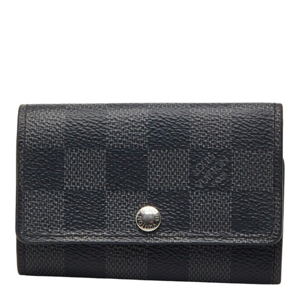 Louis Vuitton Damier Graphite Multicles 6 Key Case Black